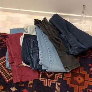 Lot of Abercrombie and Fitch super skinny jeggings